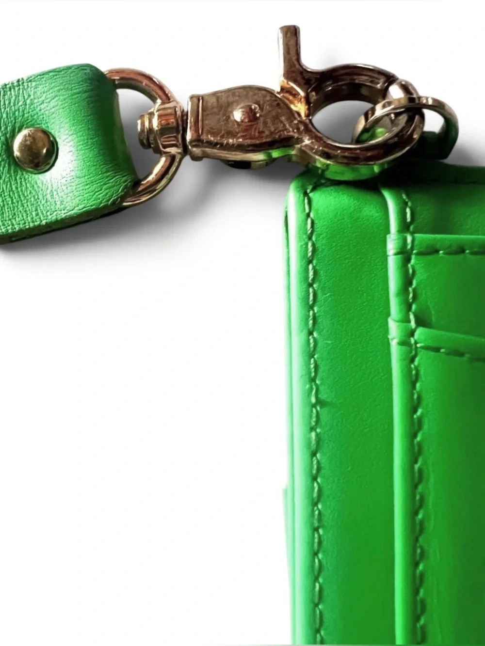 Andar The Denner Wristlet Leather Wallet Monstera ID Card Pull RFID Darylann
